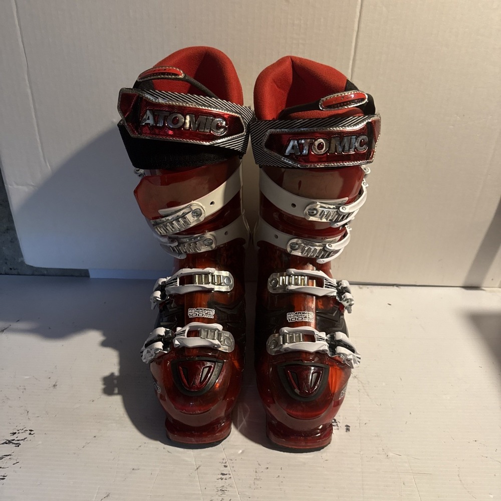 Atomic Hawx‎ 120 Ski Boots - Mondo 27/27.5 - 315mm - Red White Black - Hi-Perf